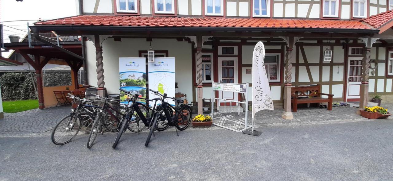 Cafe Im Hof- Bed & Breakfast Streufdorf Exterior photo